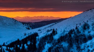 Alpes vues des Vosges