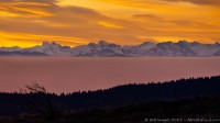 Vues des Alpes depuis les Vosges